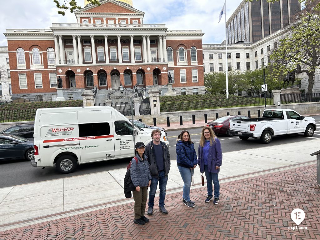 Group photo Haunted Boston Walking Tour on 25 April 2023 with Vladimir