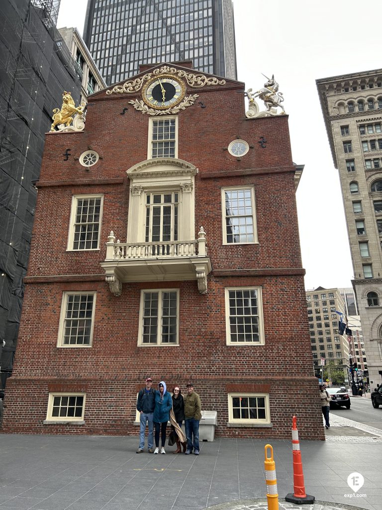 Group photo Haunted Boston Walking Tour on 28 April 2023 with Vladimir