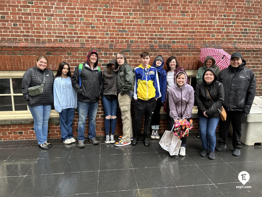 Group photo Haunted Boston Walking Tour on 30 April 2023 with Vladimir