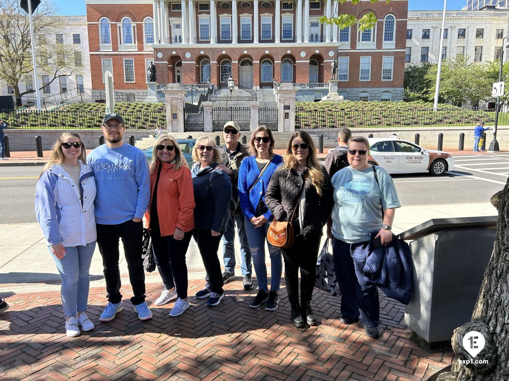 Group photo Haunted Boston Walking Tour on 5 May 2023 with Vladimir