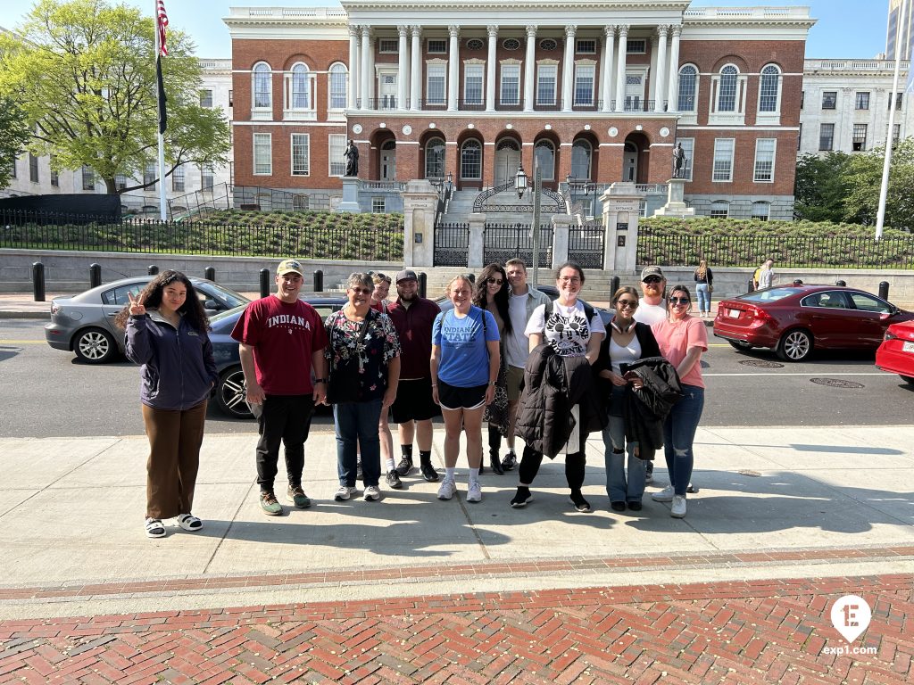 Group photo Haunted Boston Walking Tour on 10 May 2023 with Vladimir