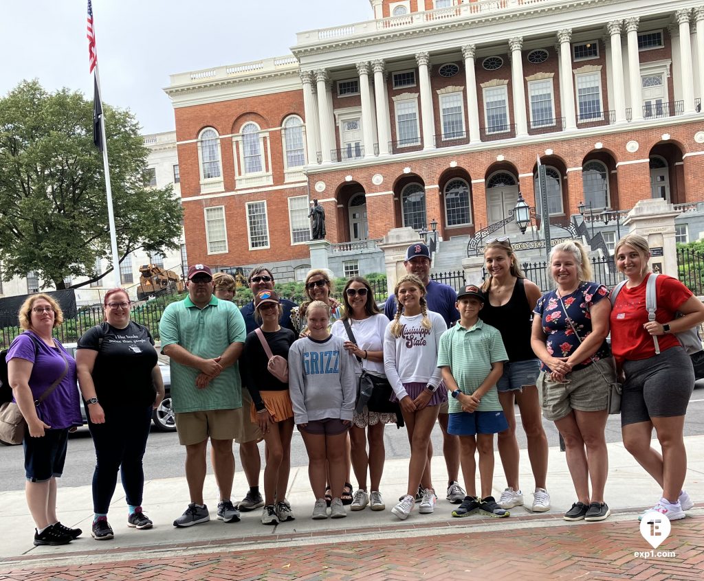 Group photo Haunted Boston Walking Tour on Jul 9, 2023 with Ben