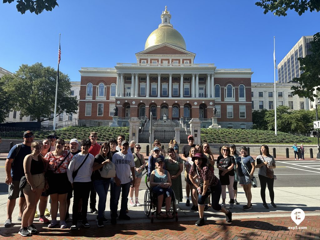 Group photo Haunted Boston Walking Tour on Jul 30, 2023 with Amber