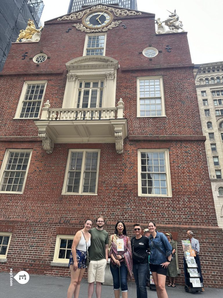 Group photo Haunted Boston Walking Tour on Aug 4, 2023 with Amber