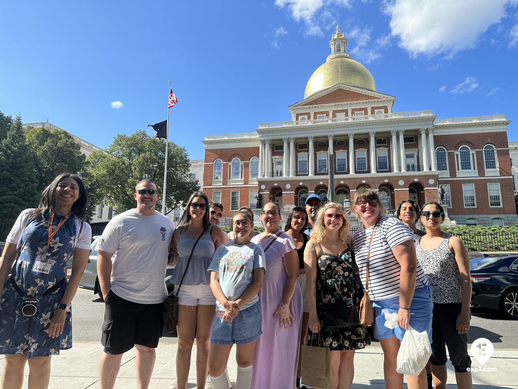 Group photo Haunted Boston Walking Tour on Aug 11, 2023 with Amber