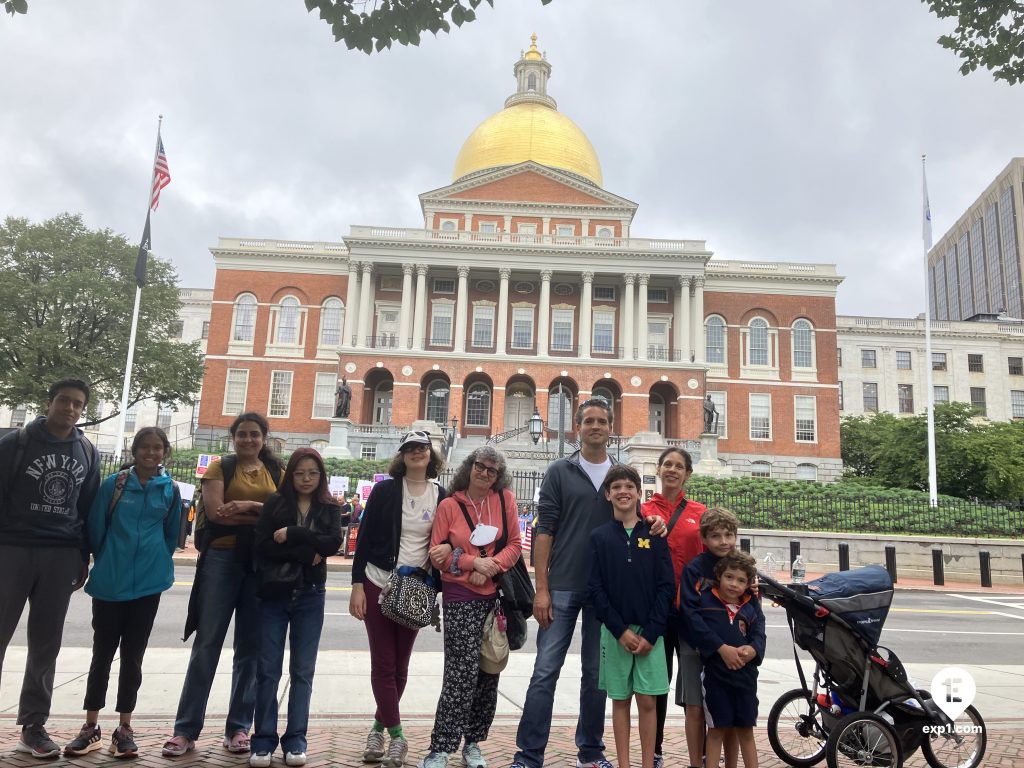 Group photo Haunted Boston Walking Tour on Aug 15, 2023 with Ben