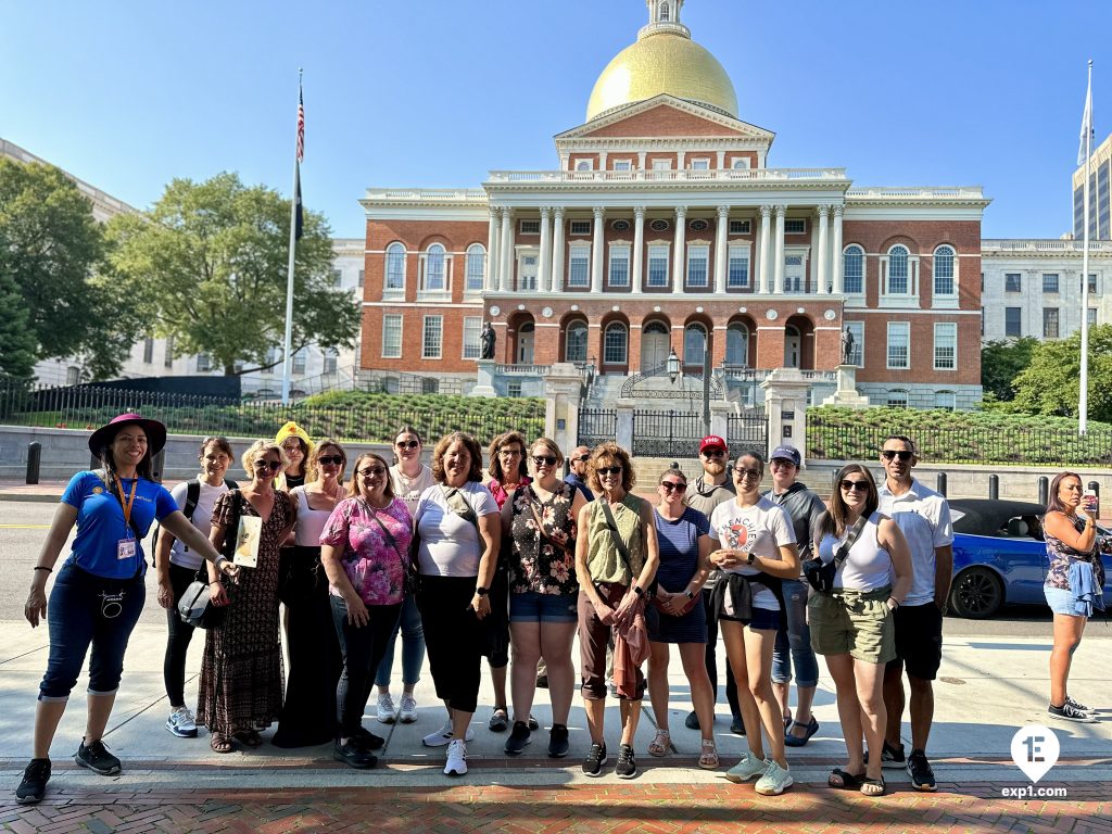 Group photo Haunted Boston Walking Tour on Aug 20, 2023 with Amber