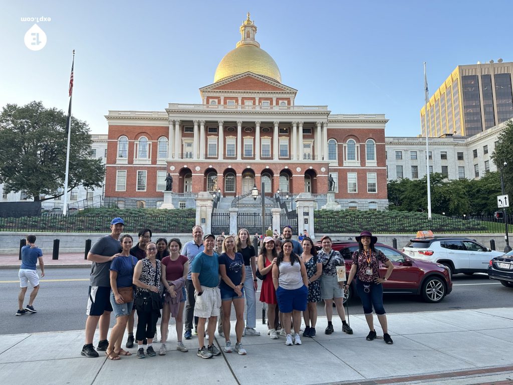 Group photo Haunted Boston Walking Tour on Aug 22, 2023 with Amber