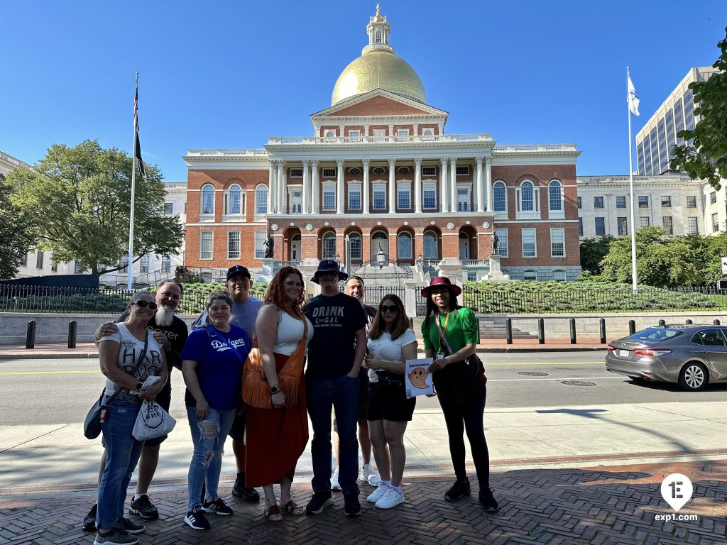 Group photo Haunted Boston Walking Tour on Aug 27, 2023 with Amber