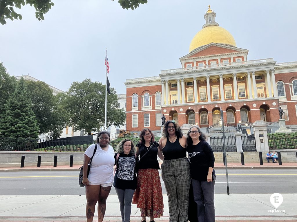 Group photo Haunted Boston Walking Tour on Aug 29, 2023 with Ben