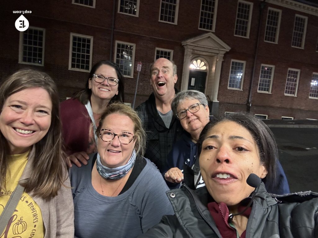 Group photo Haunted Boston Walking Tour on Sep 26, 2023 with Amber