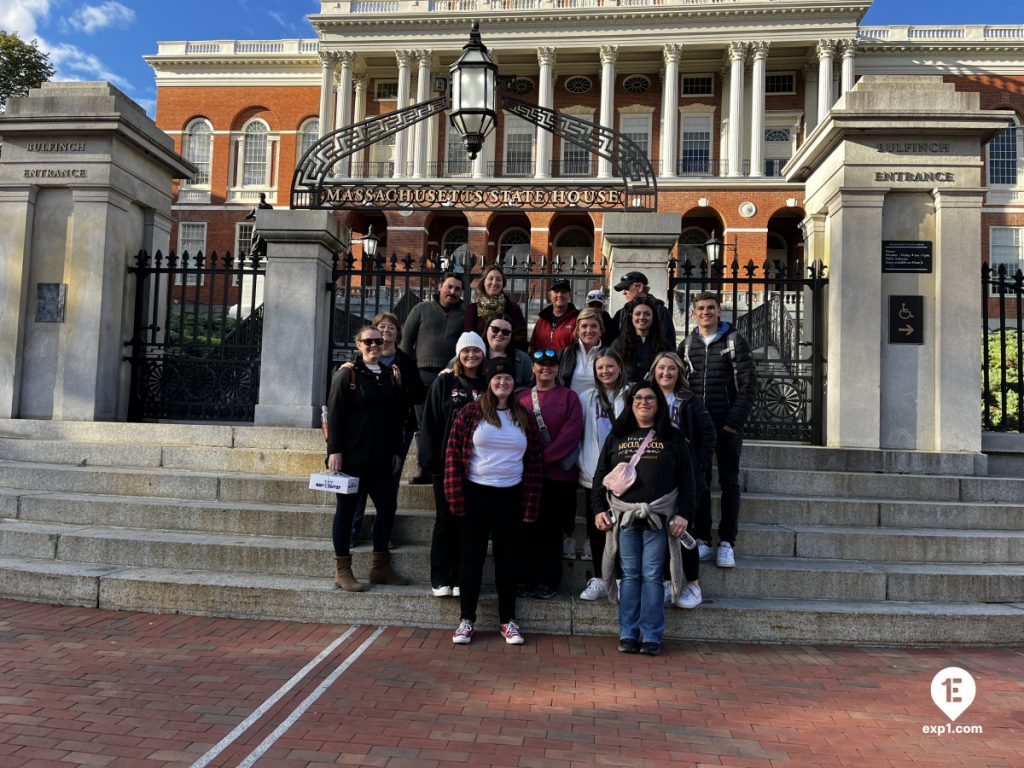 Group photo Haunted Boston Walking Tour on Oct 16, 2023 with Paul