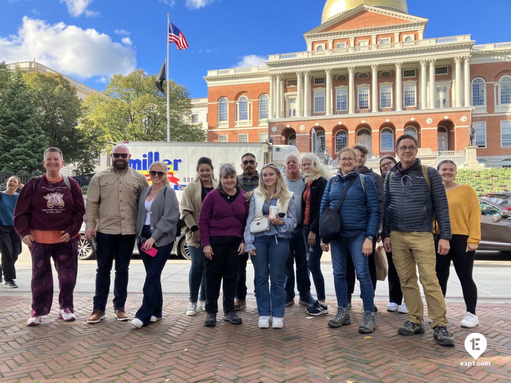 Group photo Haunted Boston Walking Tour on Oct 19, 2023 with Ben