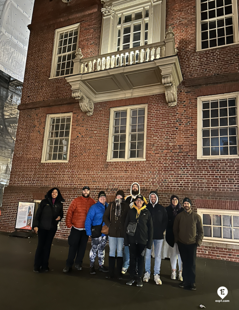 Group photo Haunted Boston Walking Tour on Nov 14, 2023 with Amber