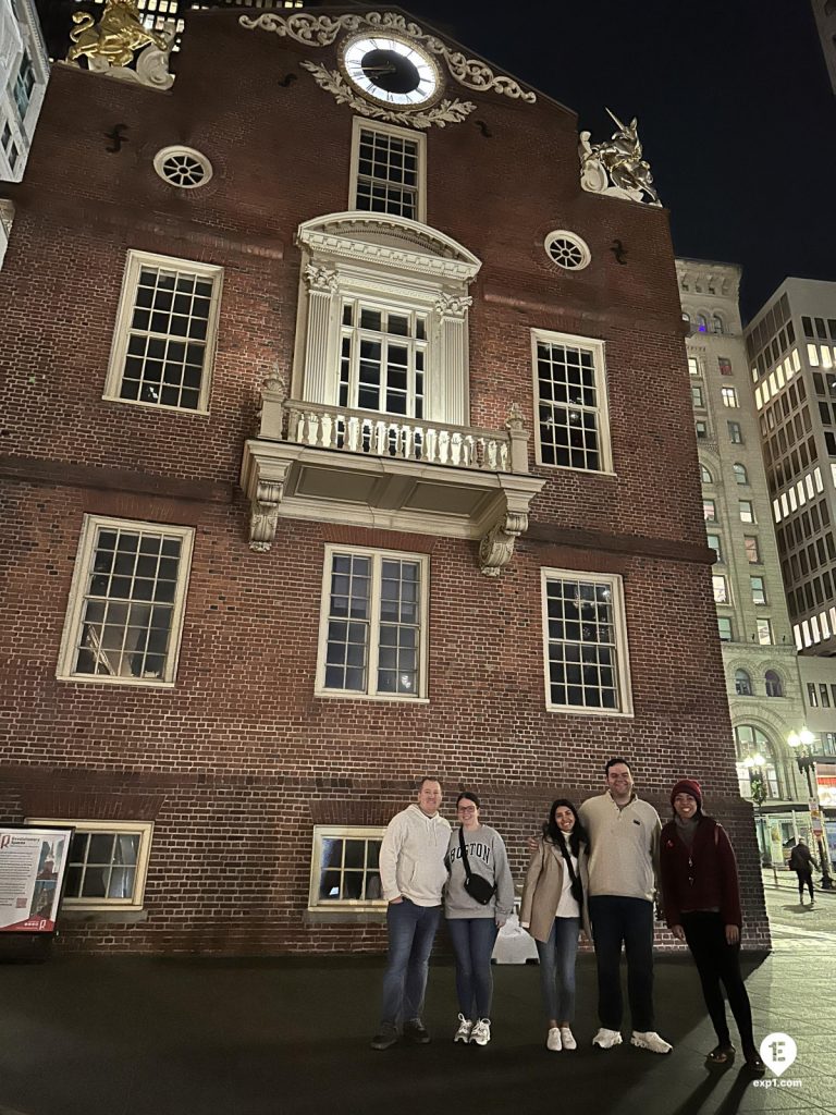 Group photo Haunted Boston Walking Tour on Nov 17, 2023 with Amber