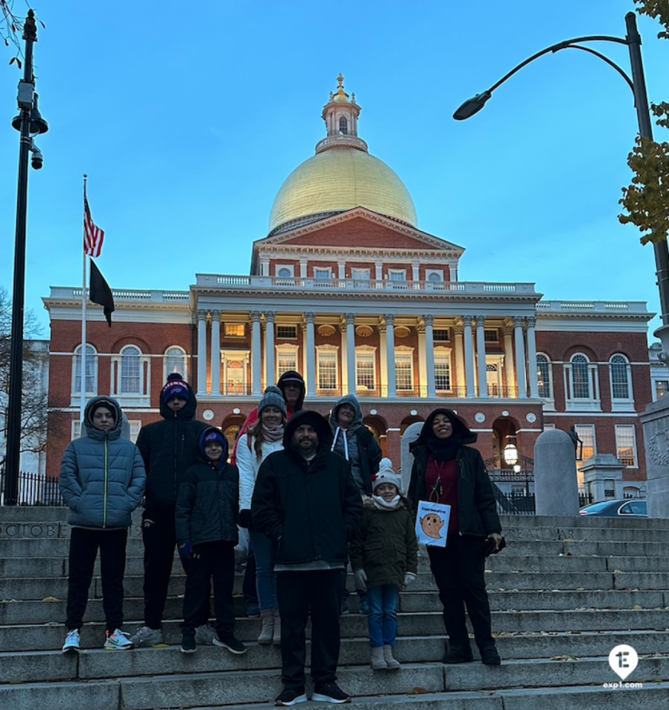 Group photo Haunted Boston Walking Tour on Nov 21, 2023 with Amber