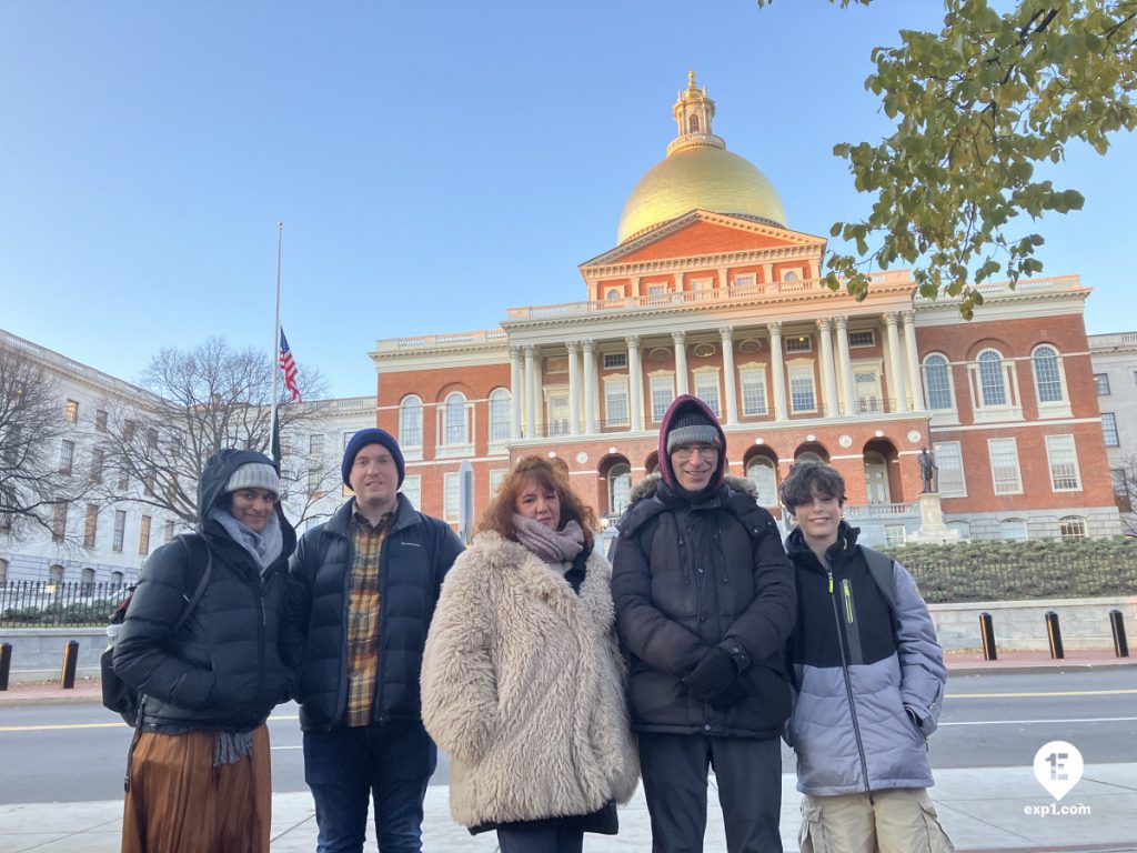 Group photo Haunted Boston Walking Tour on Nov 28, 2023 with Ben