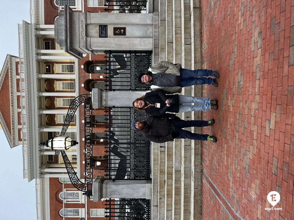 Group photo Haunted Boston Walking Tour on Jan 19, 2024 with Paul