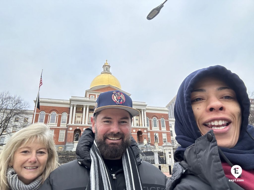 Group photo Haunted Boston Walking Tour on Jan 31, 2024 with Amber