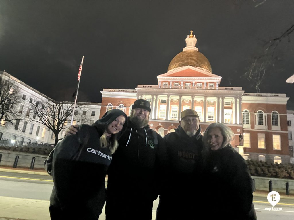 Group photo Haunted Boston Walking Tour on Mar 7, 2024 with Ben