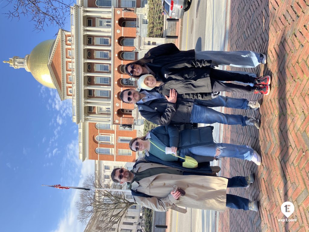 Group photo Haunted Boston Walking Tour on Mar 13, 2024 with Ben