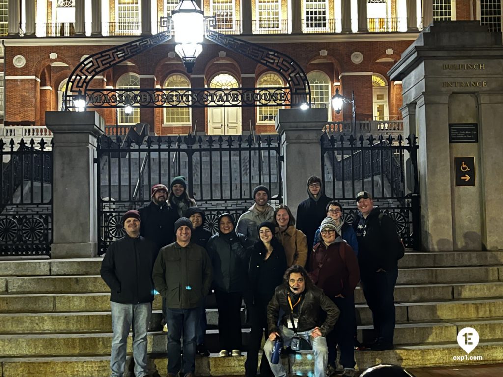 Group photo Freedom Trail Highlights Walking Tour on Mar 16, 2024 with Paul