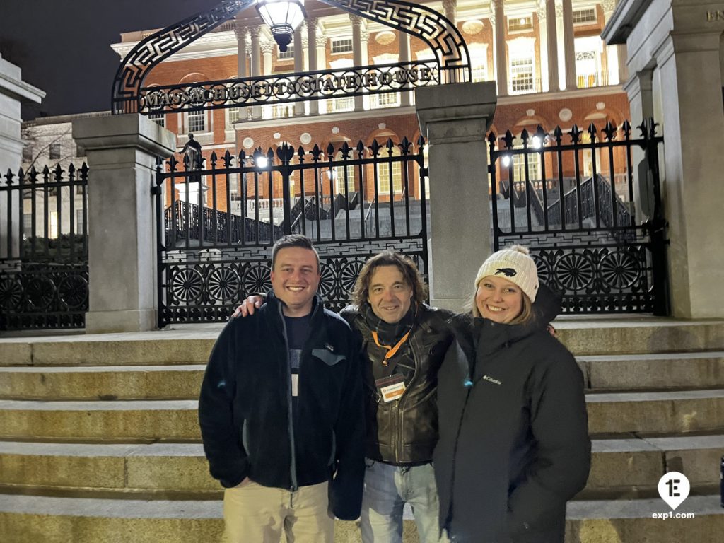 Group photo Haunted Boston Walking Tour on Mar 22, 2024 with Paul