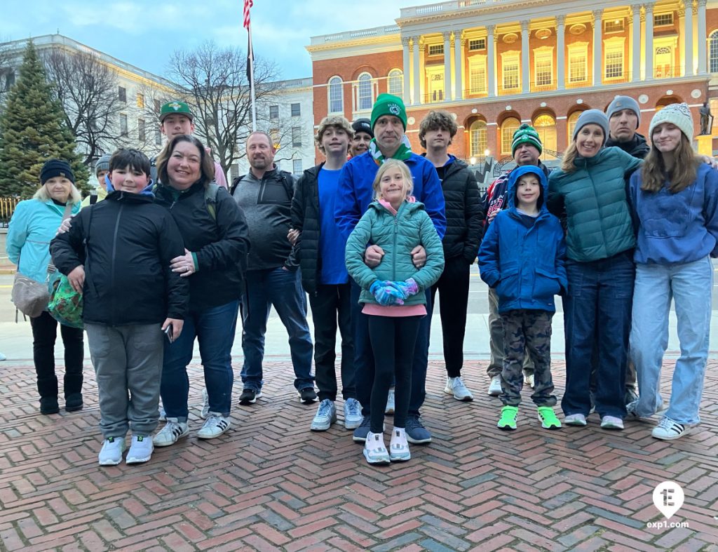 Group photo Haunted Boston Walking Tour on Mar 27, 2024 with Ben