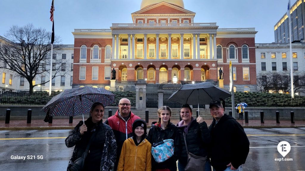 Group photo Haunted Boston Walking Tour on Mar 28, 2024 with Charlie