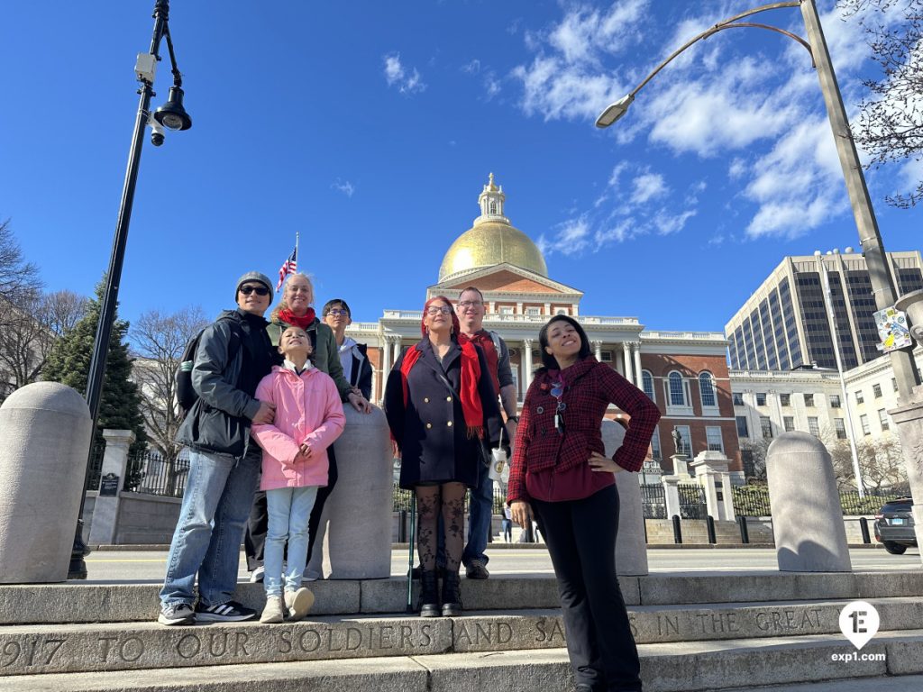 Group photo Haunted Boston Walking Tour on Mar 31, 2024 with Amber