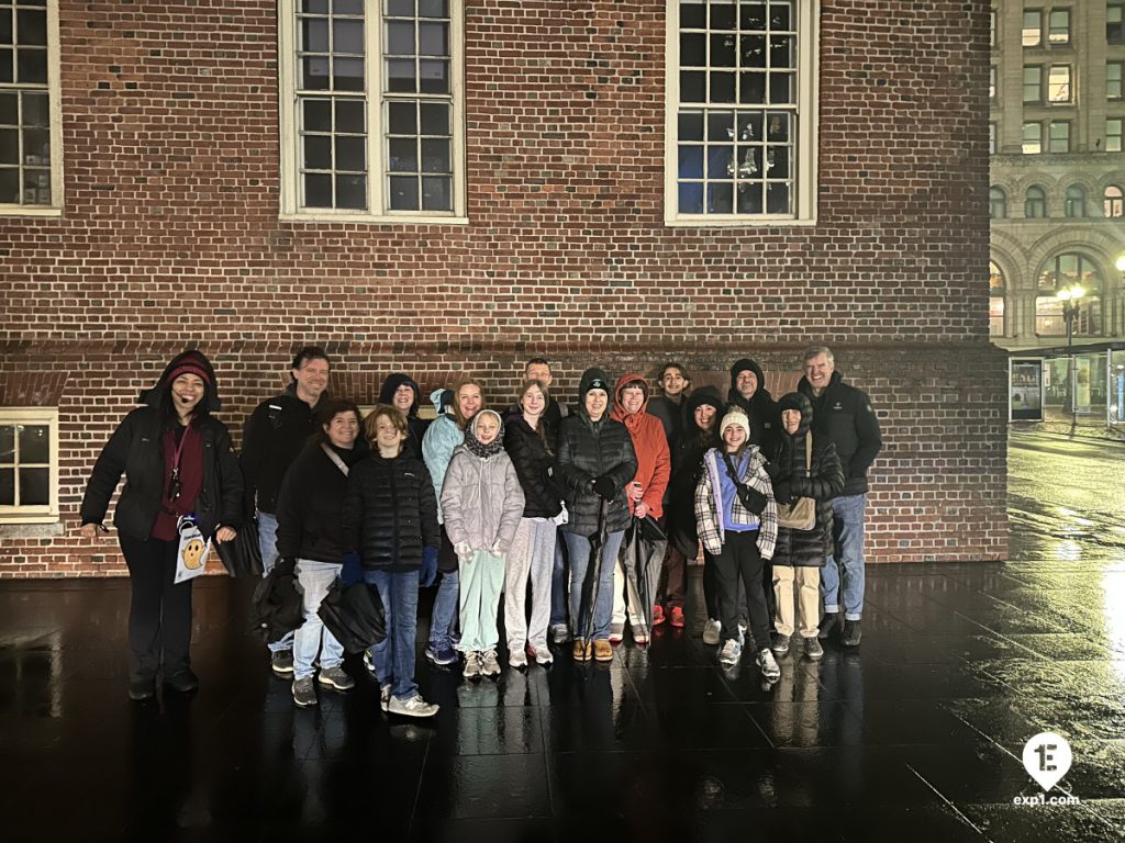 Group photo Haunted Boston Walking Tour on Apr 2, 2024 with Amber