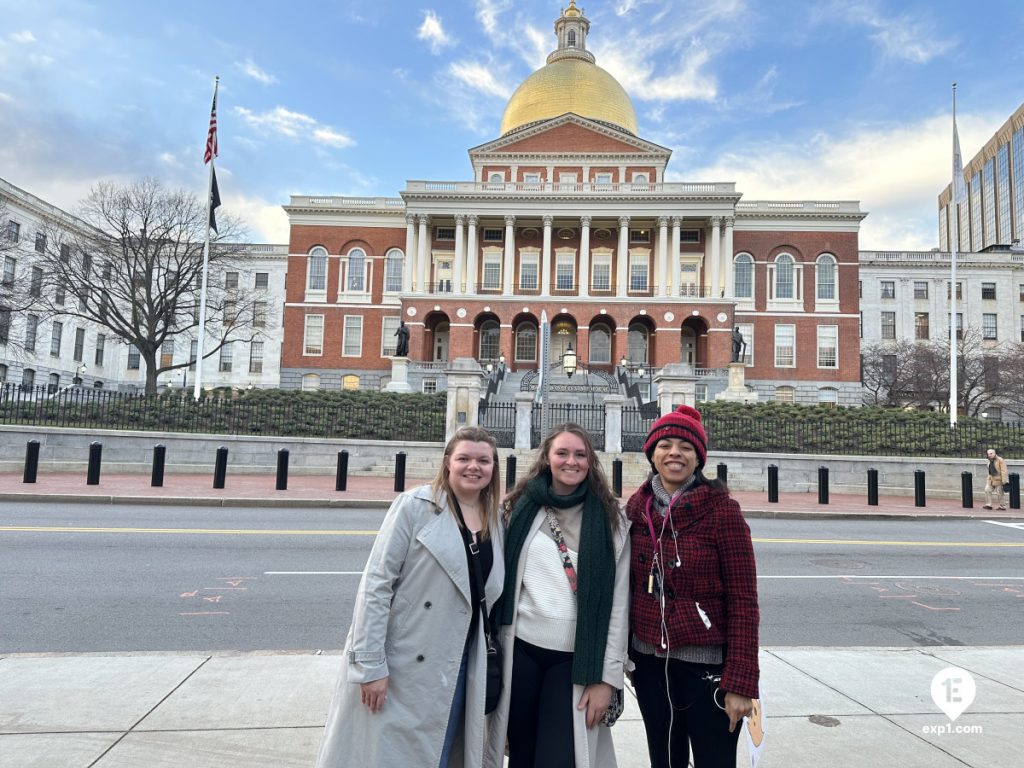 Group photo Haunted Boston Walking Tour on Apr 8, 2024 with Amber