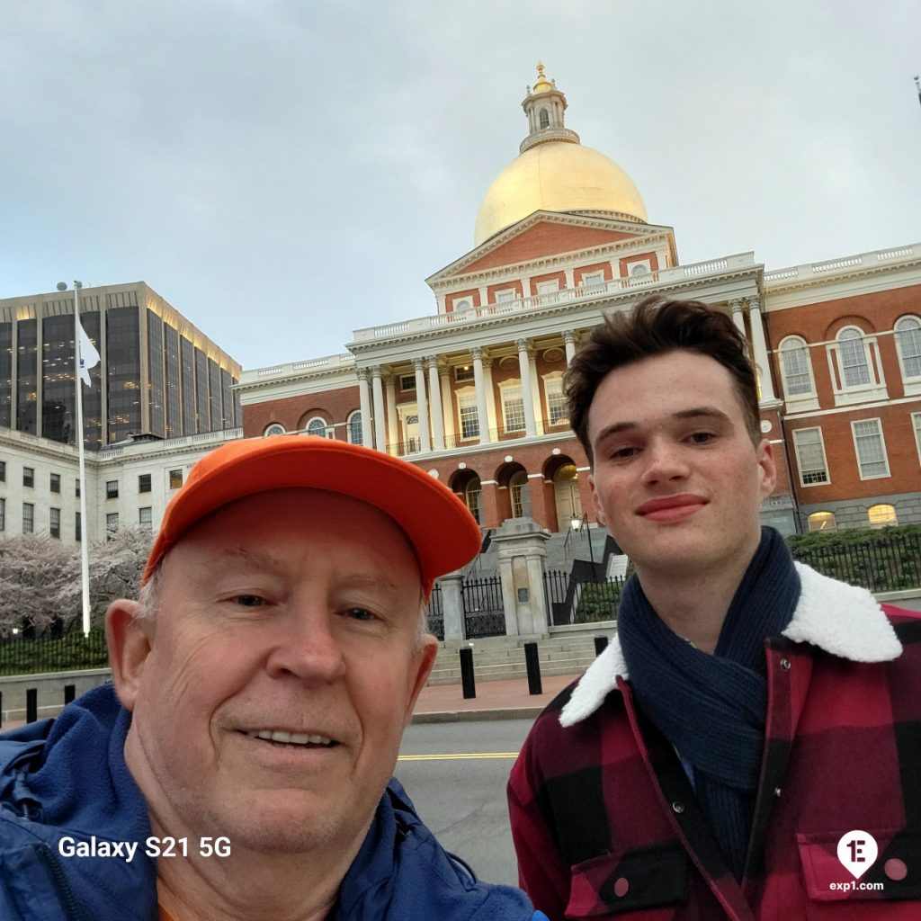 Group photo Haunted Boston Walking Tour on Apr 19, 2024 with Charlie