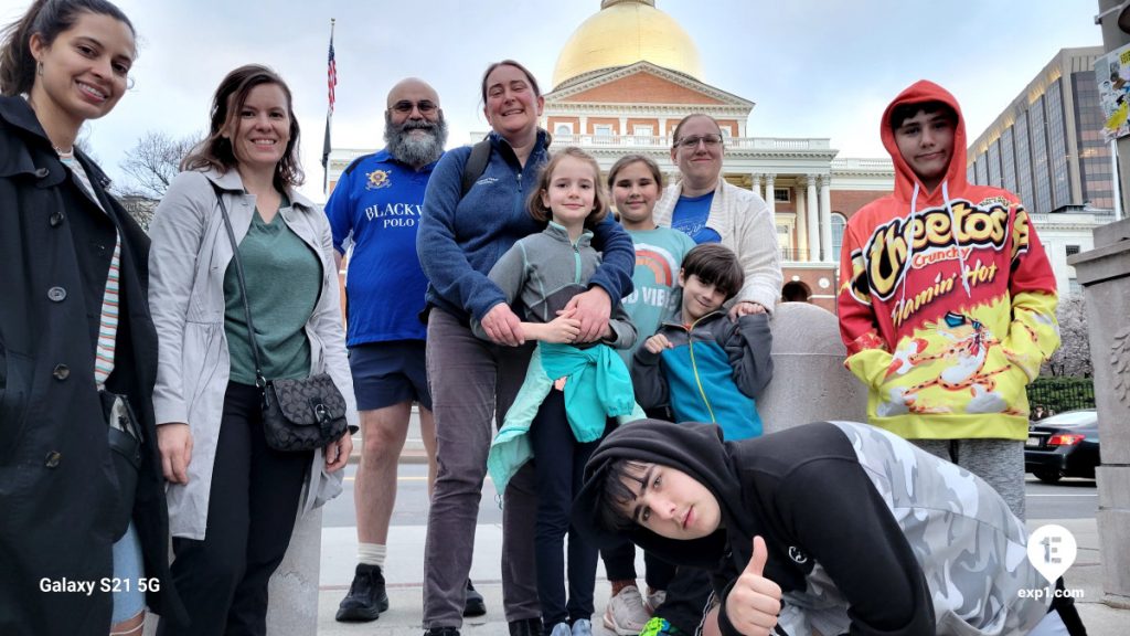 Group photo Haunted Boston Walking Tour on Apr 20, 2024 with Charlie