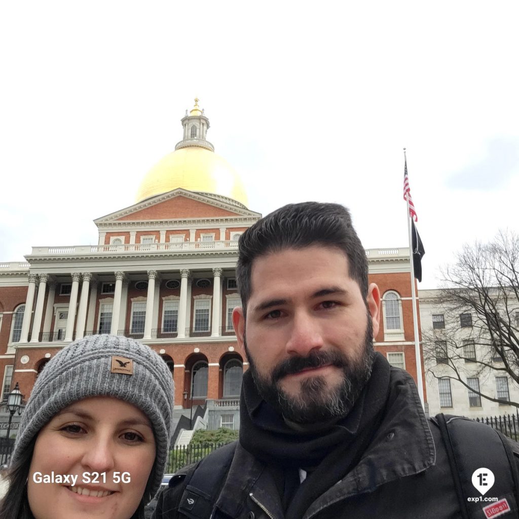 Group photo Haunted Boston Walking Tour on Apr 21, 2024 with Charlie