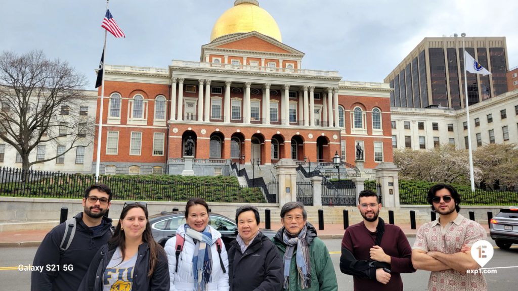 Group photo Haunted Boston Walking Tour on Apr 24, 2024 with Charlie