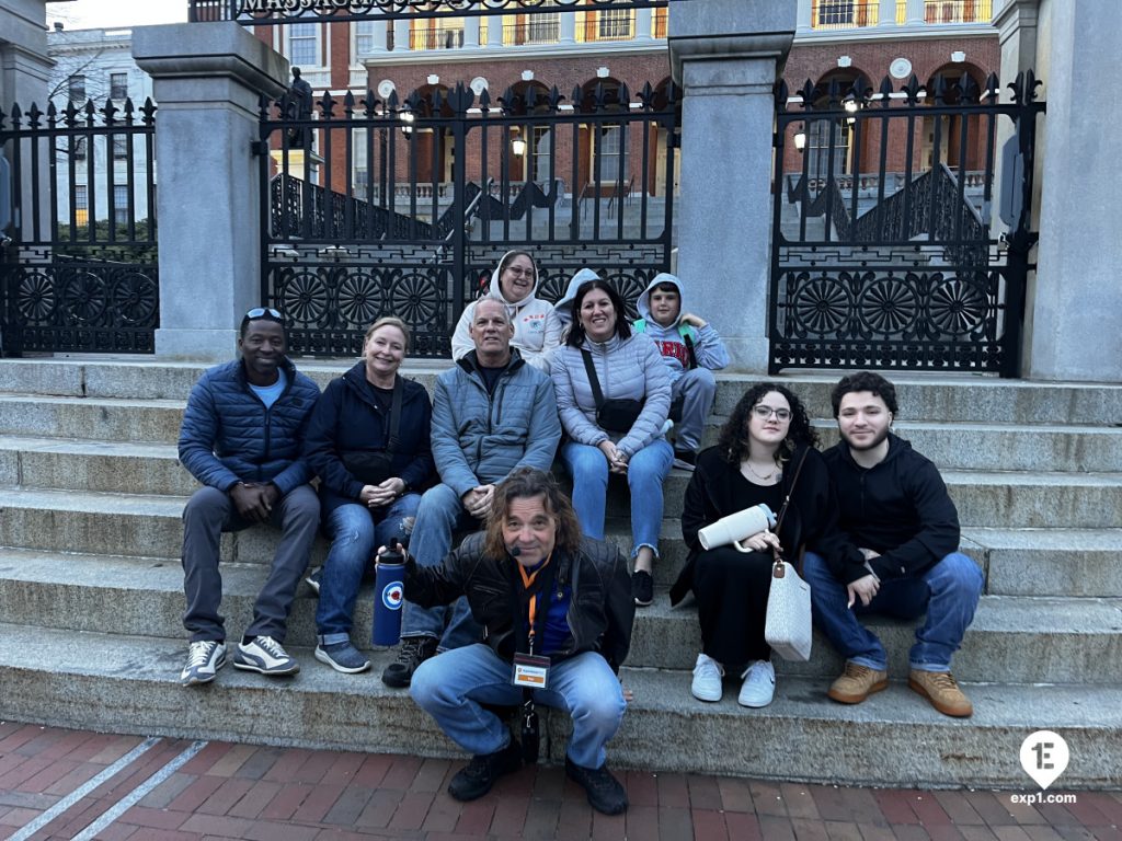 Group photo Haunted Boston Walking Tour on Apr 27, 2024 with Paul