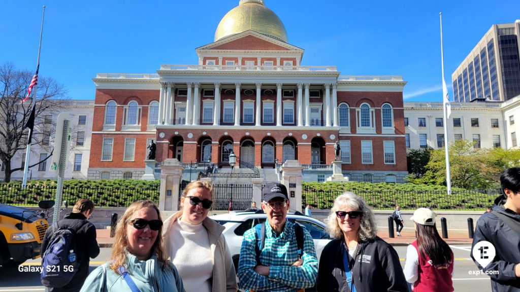 Group photo Haunted Boston Walking Tour on May 3, 2024 with Charlie