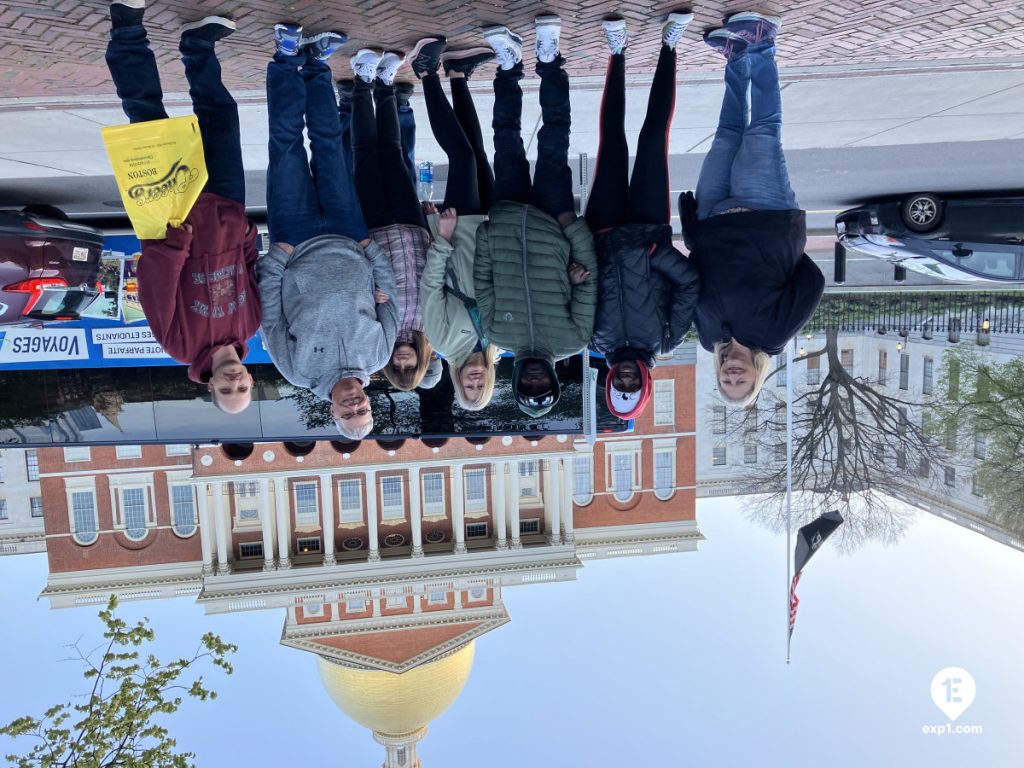 Group photo Haunted Boston Walking Tour on May 1, 2024 with Ben