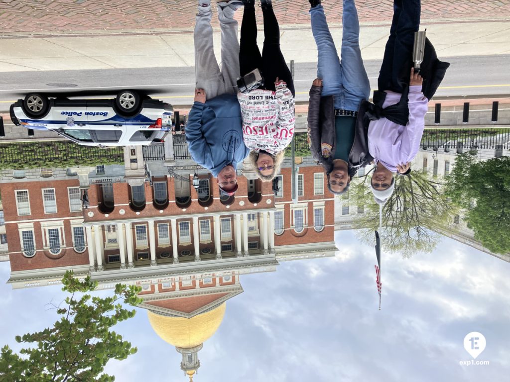 Group photo Haunted Boston Walking Tour on May 12, 2024 with Ben