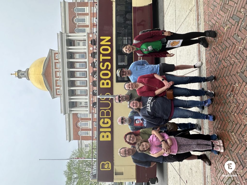 Group photo Haunted Boston Walking Tour on May 15, 2024 with Amber