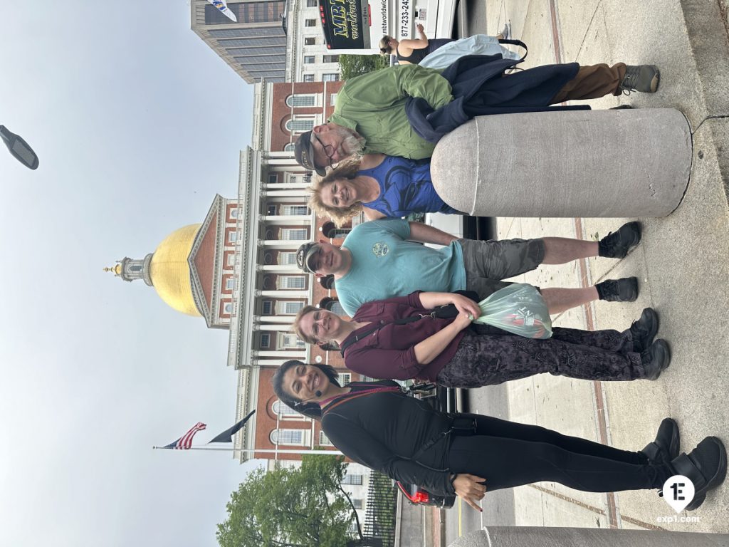 Group photo Haunted Boston Walking Tour on May 21, 2024 with Amber