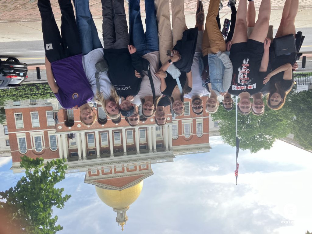 Group photo Haunted Boston Walking Tour on May 23, 2024 with Ben