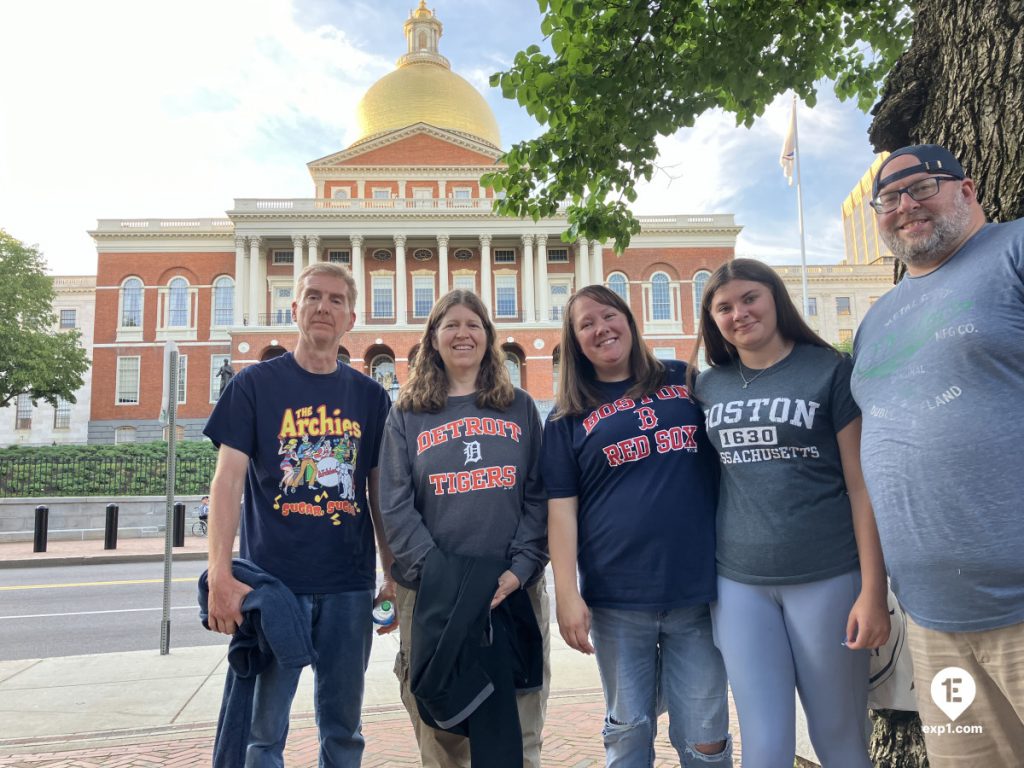 Group photo Haunted Boston Walking Tour on Jun 4, 2024 with Ben