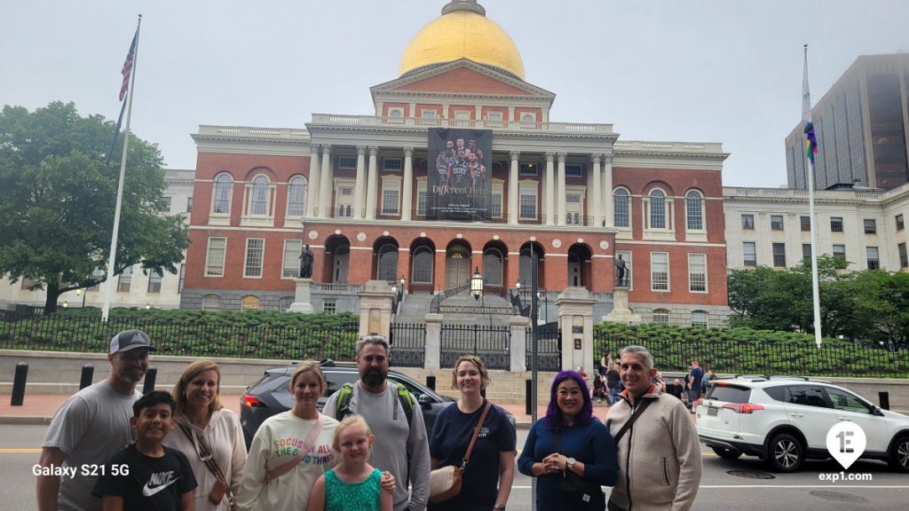 Group photo Haunted Boston Walking Tour on Jun 6, 2024 with Charlie