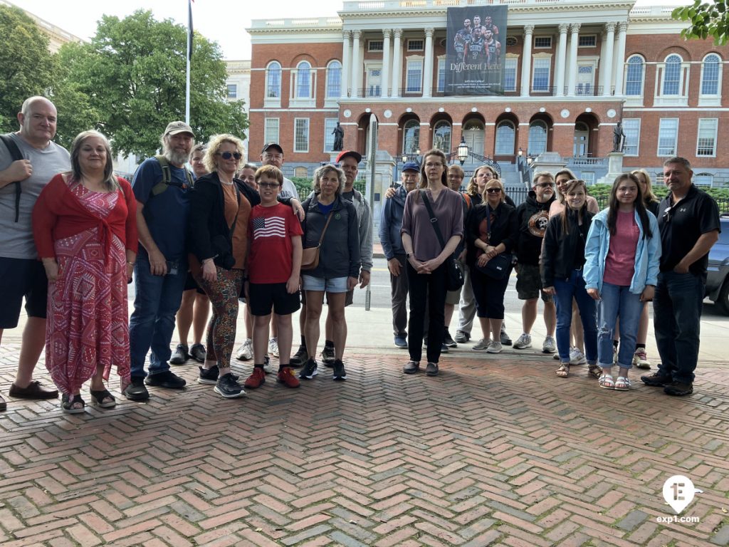 Group photo Haunted Boston Walking Tour on Jun 10, 2024 with Ben