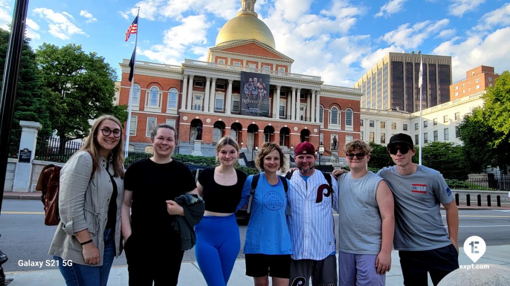 Group photo Haunted Boston Walking Tour on Jun 12, 2024 with Charlie