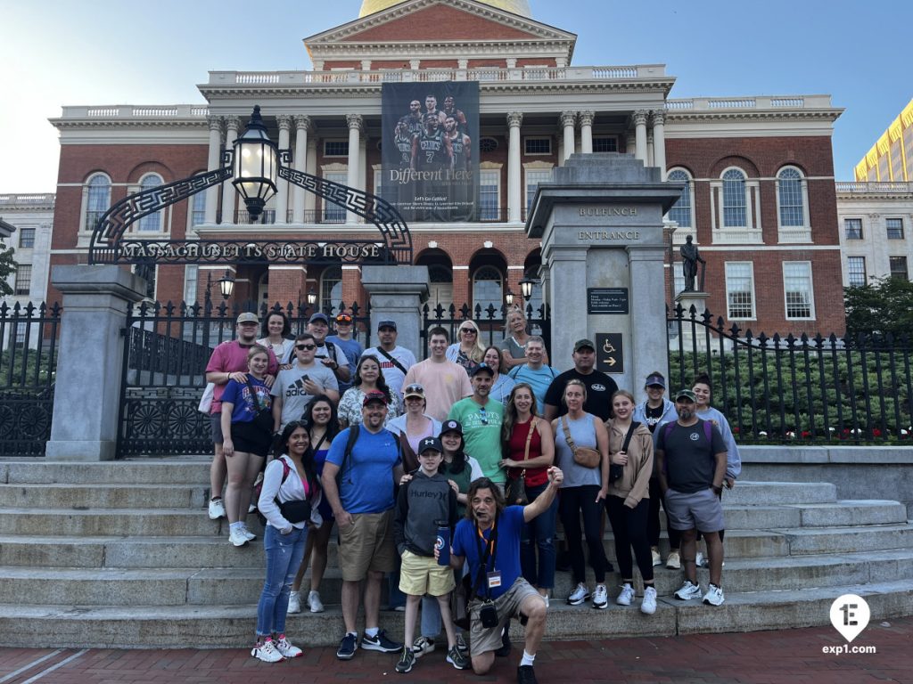 Group photo Haunted Boston Walking Tour on Jun 15, 2024 with Paul