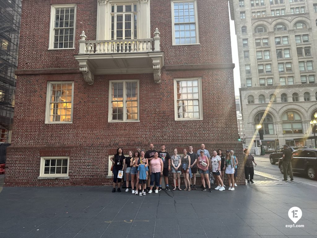 Group photo Haunted Boston Walking Tour on Jun 18, 2024 with Amber