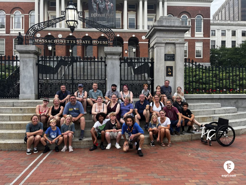 Group photo Haunted Boston Walking Tour on Jun 19, 2024 with Paul